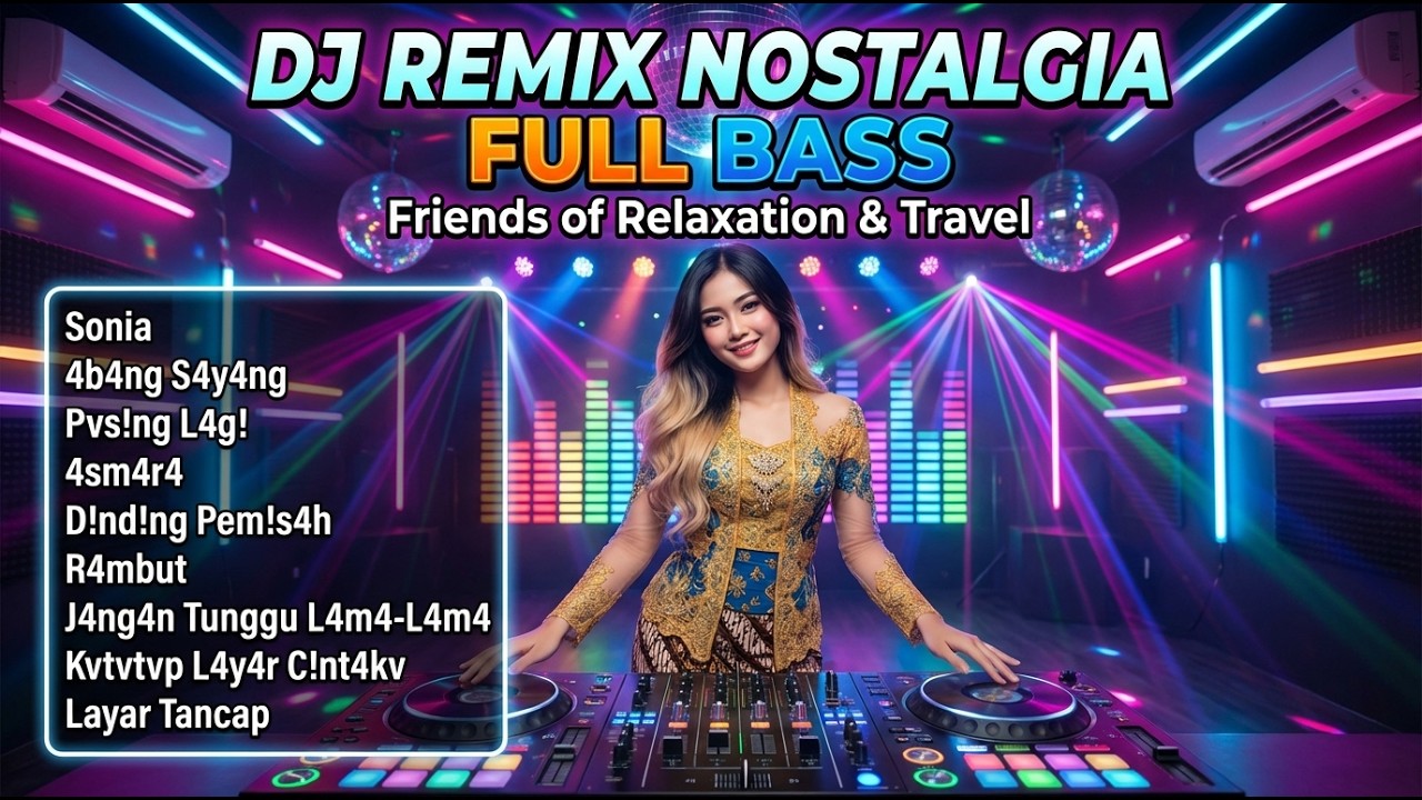 DJ REMIX LAGU NOSTALGIA FULL BASS | MUSIK SANTAI TEMANI HARI