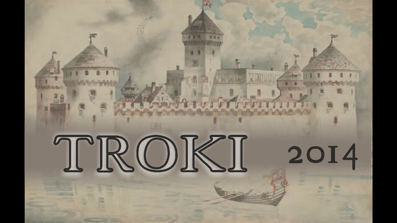 Troki (Litwa)  - 2014 . Zwiedzanie zamku, msza w bazylice trockiej, chata karaimska 🏡