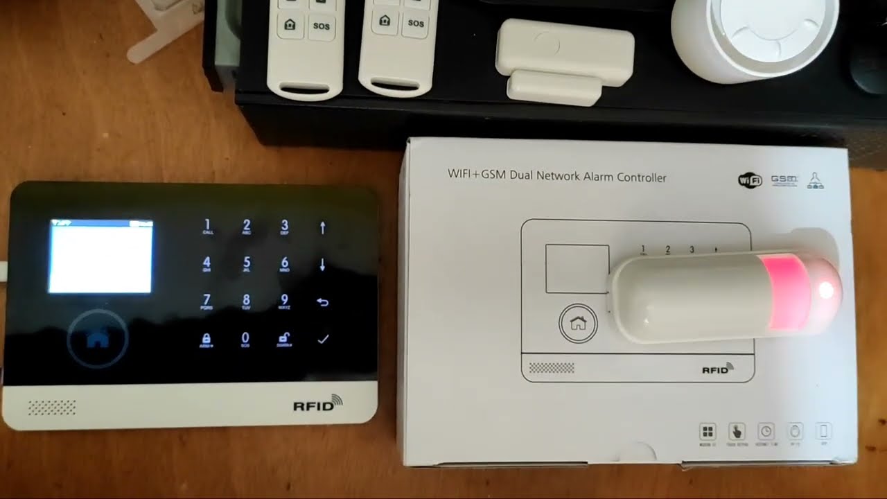 Panel de alarma residencial WIFI + GSM