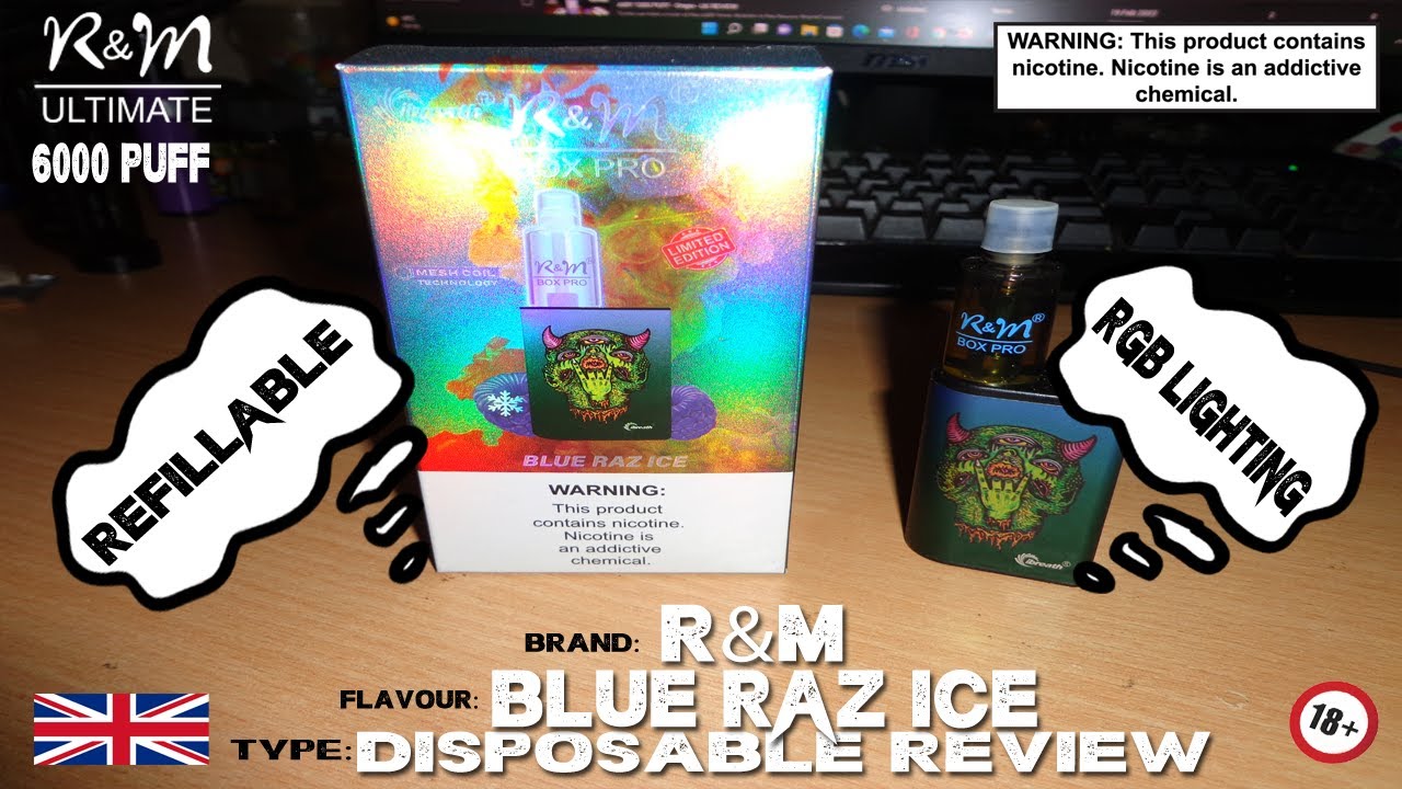 R&M BOX PRO 6000 PUFF - UK REVIEW