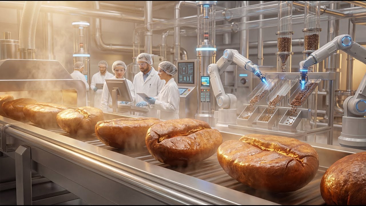How Coffee is Made l Massive Coffee Factory Tour l Inside a World famous Coffee from roasted beans