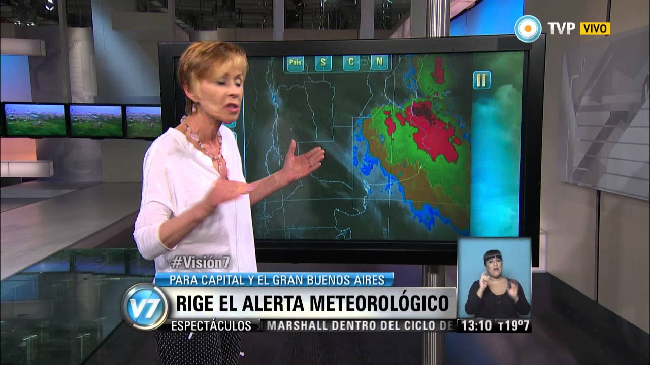 Visi&oacute;n 7 - Pron&oacute;stico: Alerta en CABA y Gran Buenos Aires