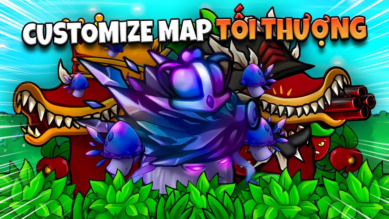 Plants vs Zombies RH FUSION 2.2.1 VIỆT H&Oacute;A - CUSTOMIZE MAP TỐI THƯỢNG 12 H&Agrave;NG VS FULL MINI BOSS