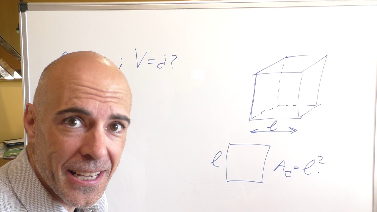 ÁREA Y VOLUMEN DE UN CUBO