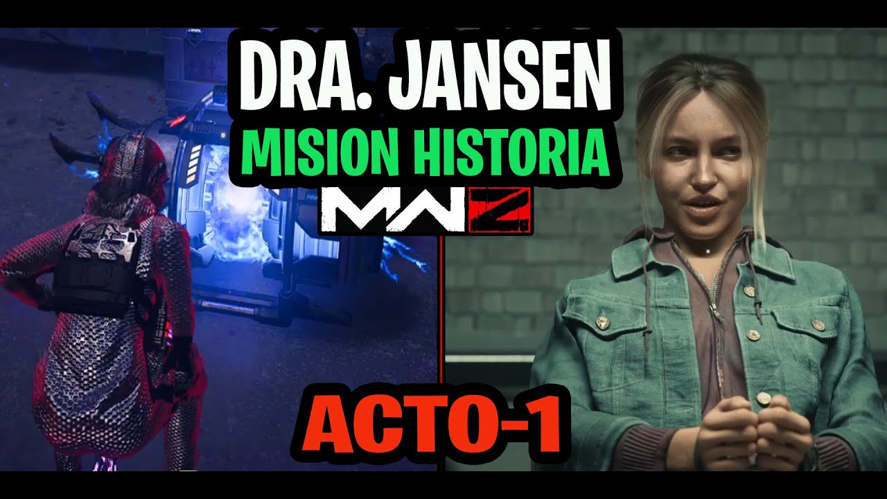 ACTO I - MISION HISTORIA - MWIII ZOMBIE: *DONDE ESTA LA DRA. JANSEN*  CINEMATICA PRIMER ACTO ZOMBIE