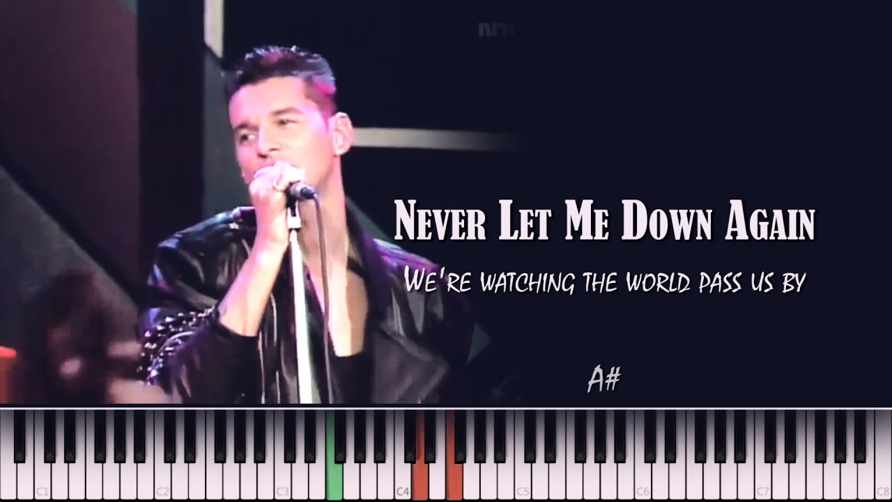 Depeche Mode Never Let Me Down Again Amazing Piano Cover
