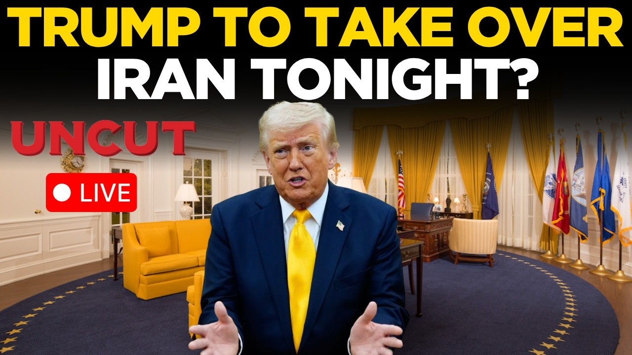 BREAKING NEWS LIVE: Trump&rsquo;s Major Escalation Looms Tonight? | Trump Speaks on Iran | Trump LIVE