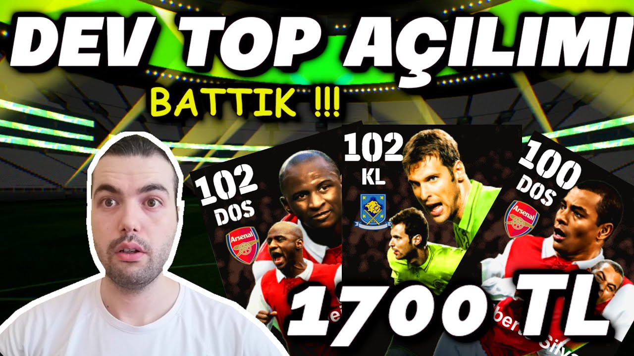 DEV TOP AÇILIMI !!! 102 P. VİEİRA İÇİN 9800 EFOOTBALL PARASI HARCADIM (eFootball 2024 Mobile)