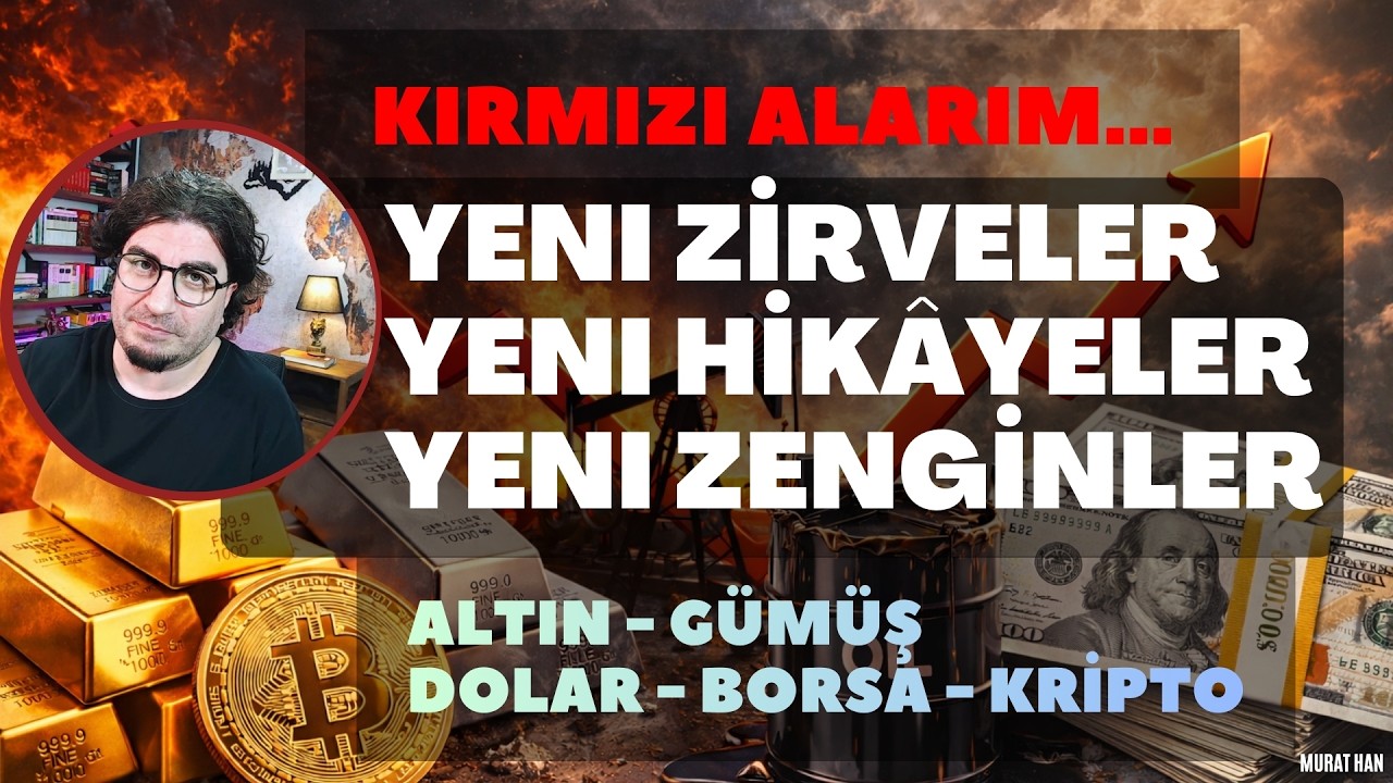 YANGIN YERİ & A.B.D'de KIRMIZI ALARM | YENİ ZENGİNLER - YENİ ZİRVELER DÖNEMİ! #altın #dolar #kripto