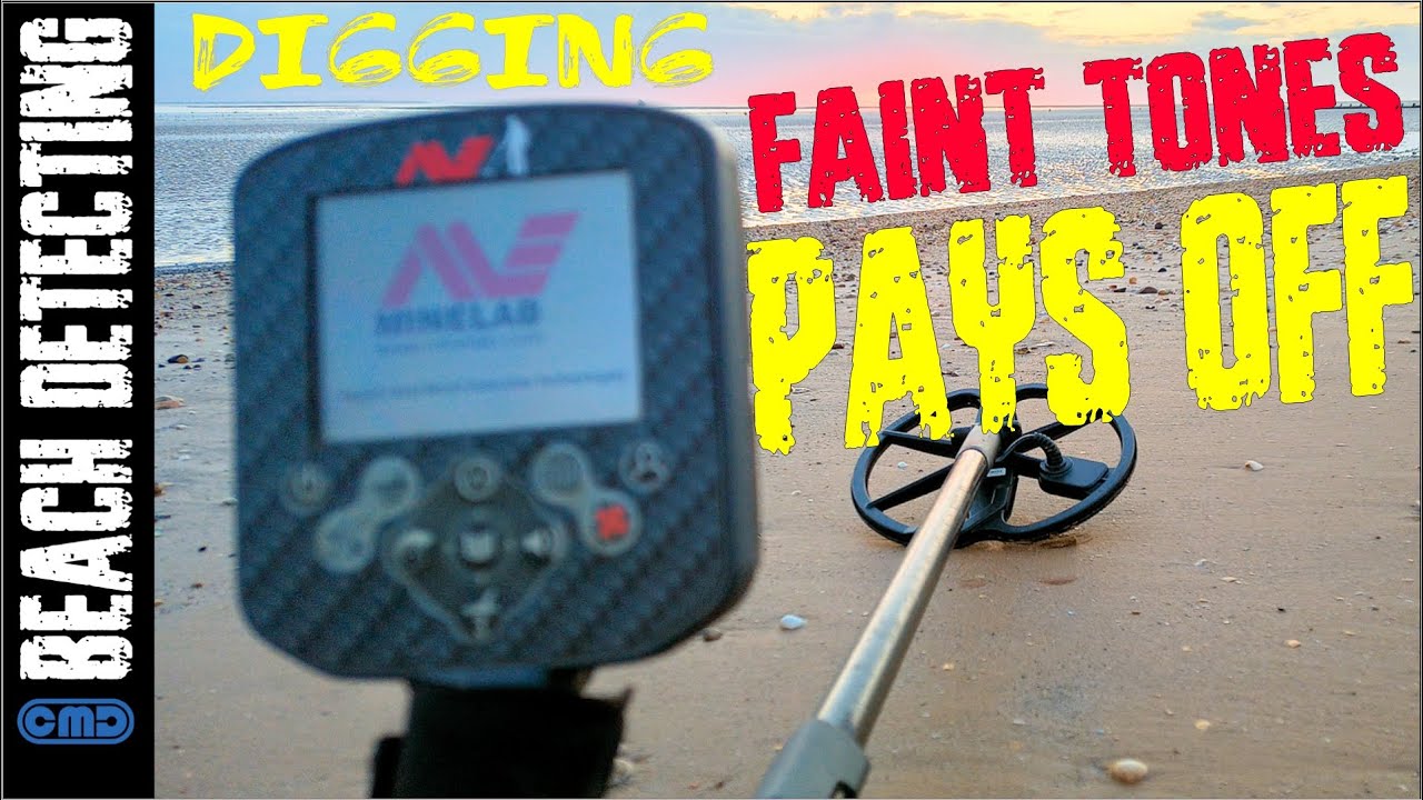 Beach Metal Detecting Uk. Minelab CTX 3030. Faint tones are Deep Finds
