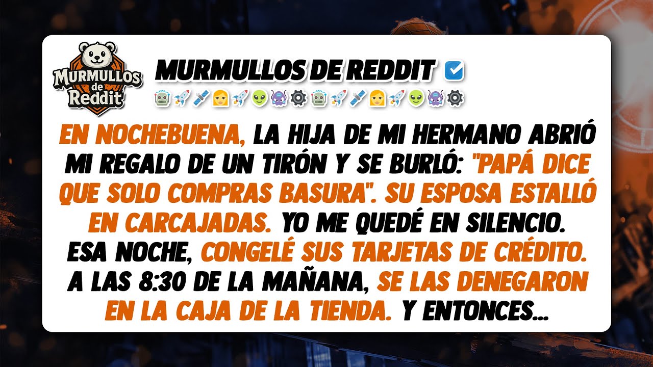 En Nochebuena, la hija de mi hermano abrió mi regalo de un tirón y se burló: 