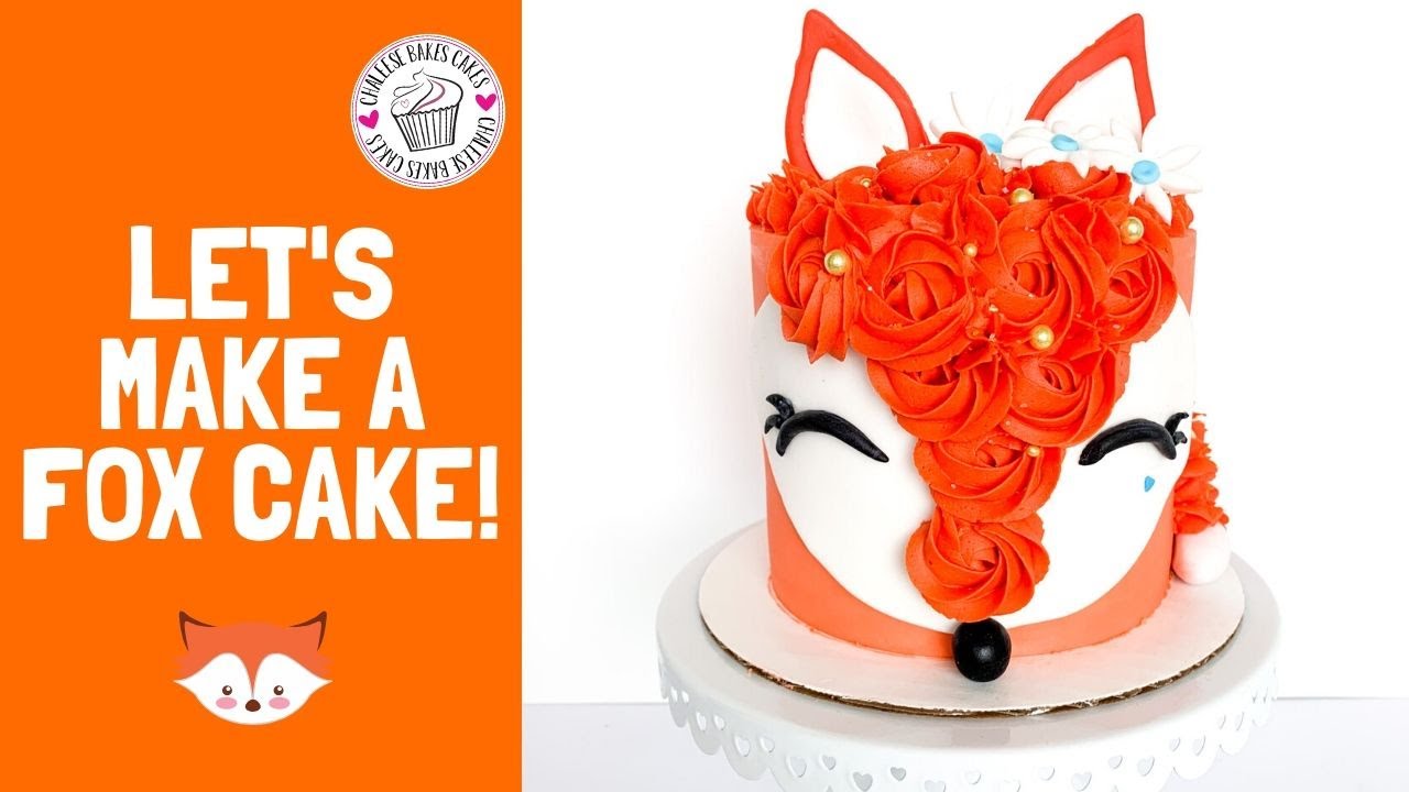 HOW TO MAKE | The CUTEST FOX CAKE! | What does the Fox say?!
