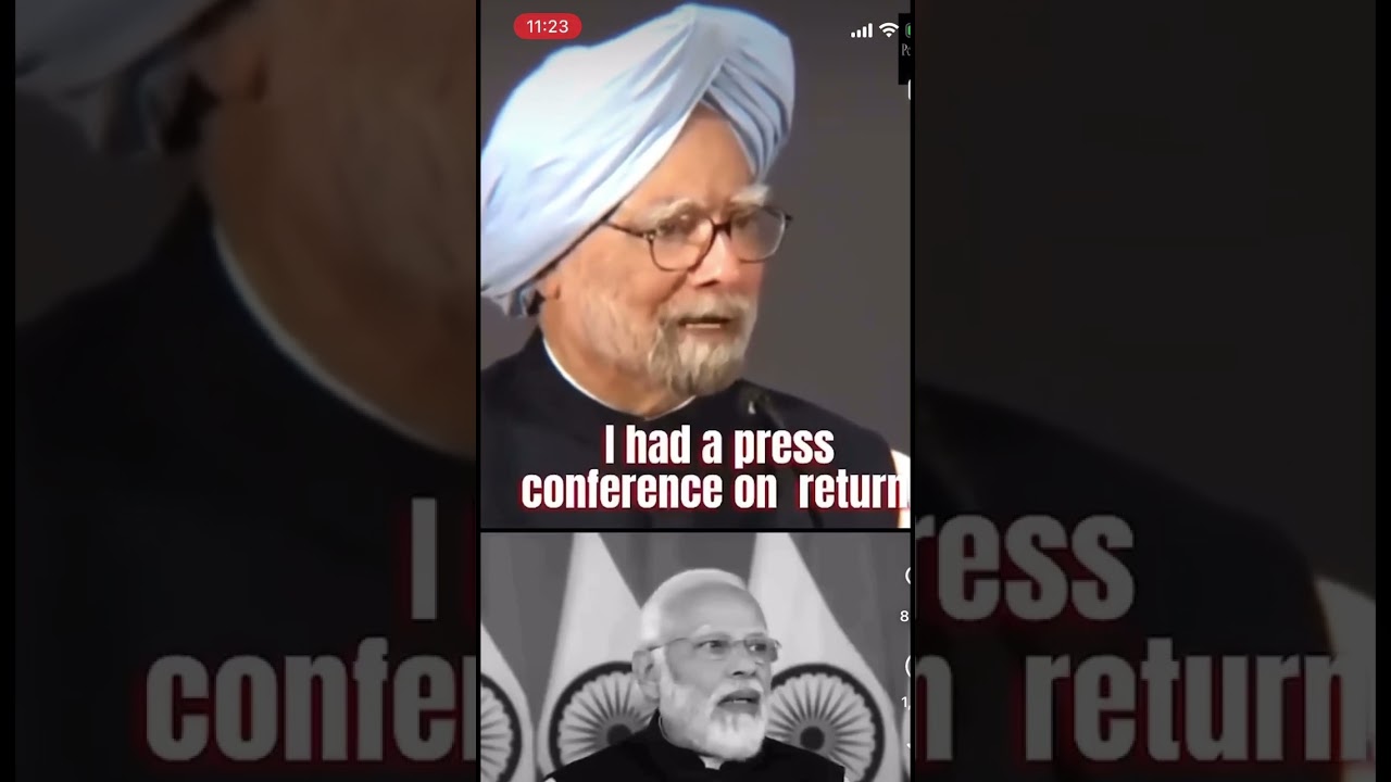 PM Modi vs PM Manmohan on Press Conference |