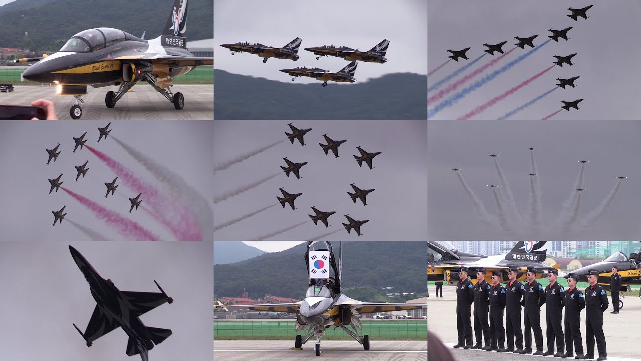 25/10/18 Seoul ADEX 2025 | ROKAF Black Eagles Flying Display at Day 2 서울에어쇼 블랙이글스