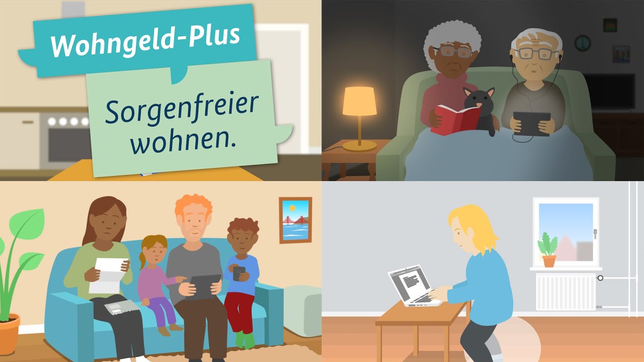 Erklärfilm zum Wohngeld-Plus in Leichter Sprache