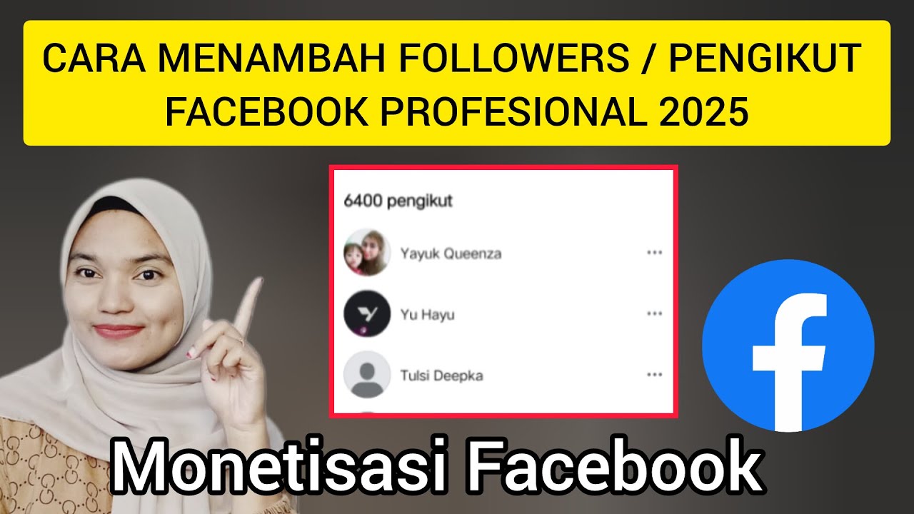 TERBARU ➡️ CARA MENAMBAHKAN PENGIKUT FACEBOOK PROFESIONAL 2025