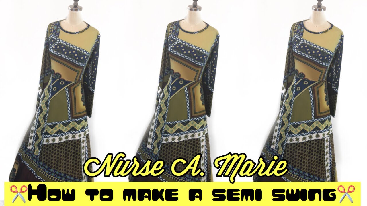 How To Make A Semi Swing Garment/Abaya