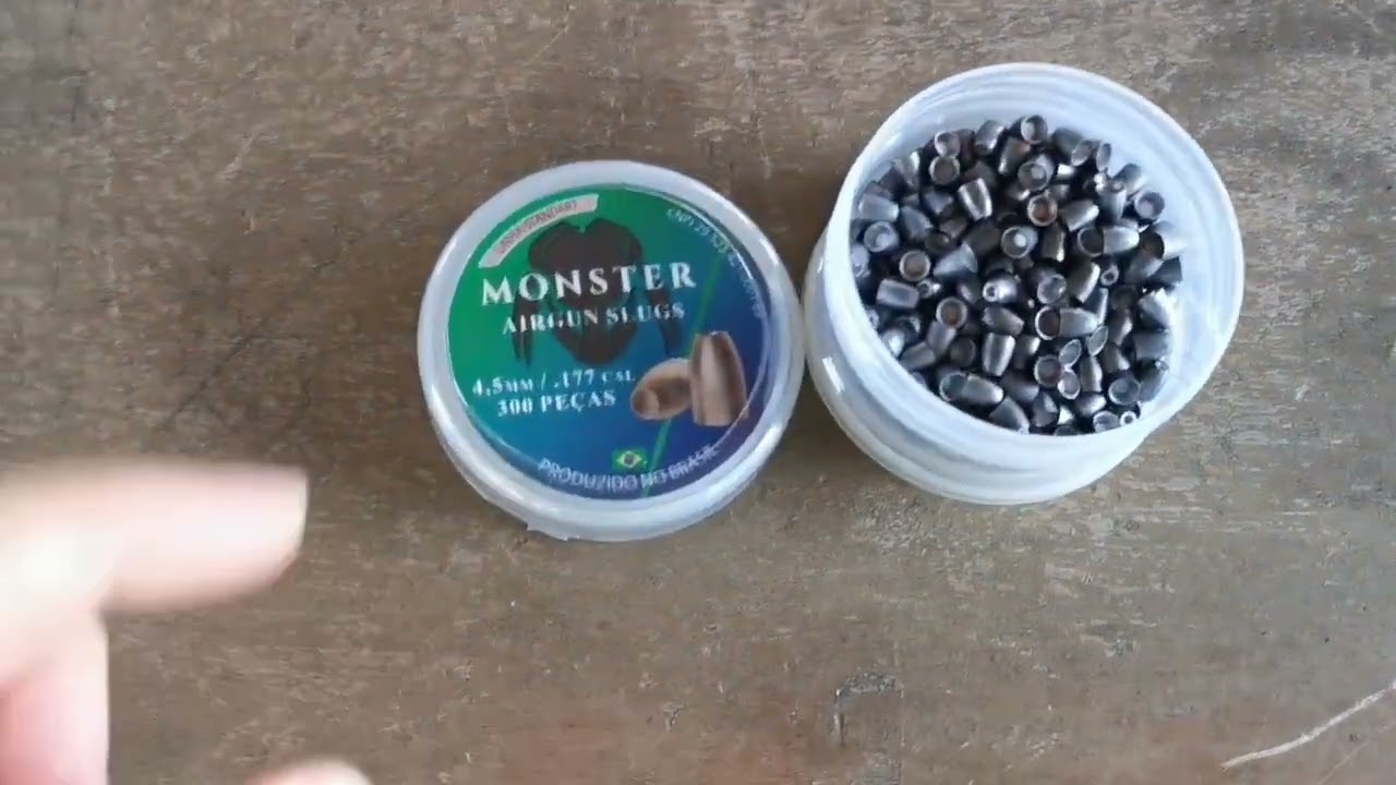 Cronografando Pcp Pr900 4.5 Slug e Pallets. Chronographing PCP Pr900 4.5 Slug and Pellets.