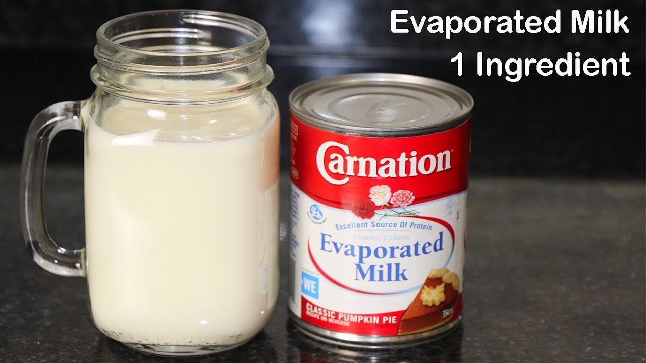 Homemade Evaporated Milk With 1 Ingredient by (HUMA IN THE KITCHEN)