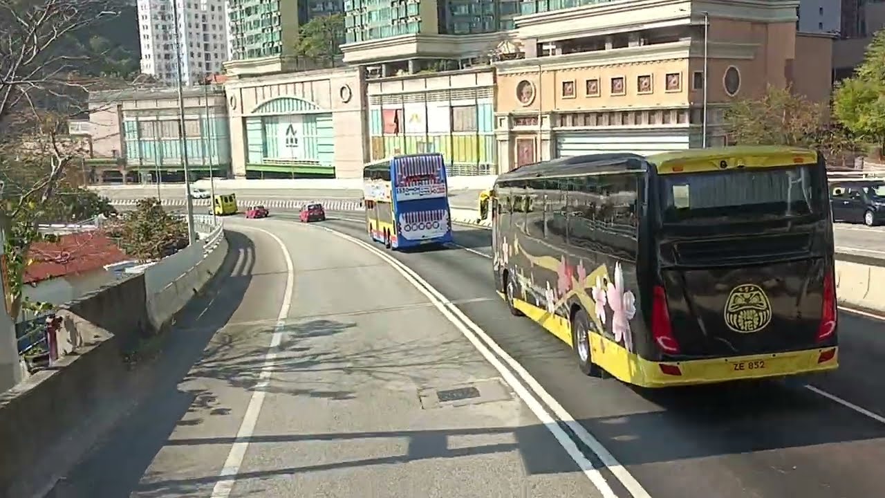 KMB 249X bus ride from Pok Hong B/T to Tsing Yi MTR 