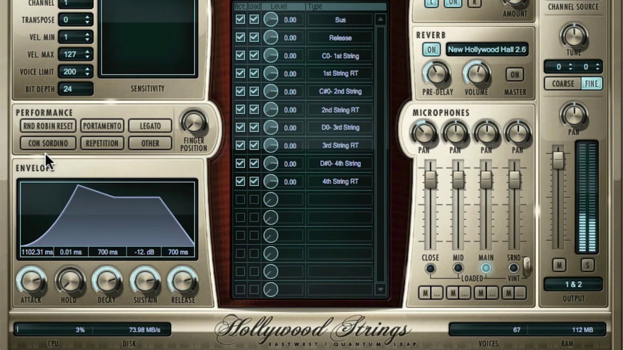 EastWest Hollywood Strings Tutorial