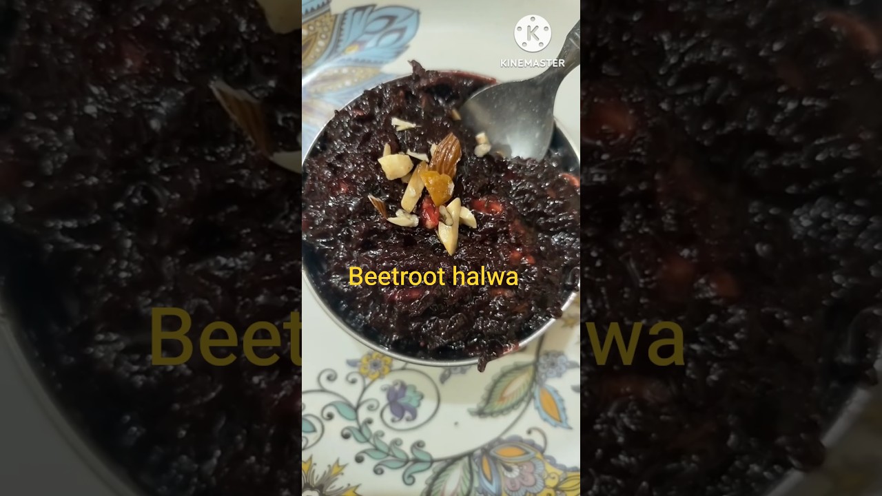 Winter Special Chukandar Halwa Recipe ❄️🔥  #beetroothalwa #chukandarhalwa #ytshorts #shorts