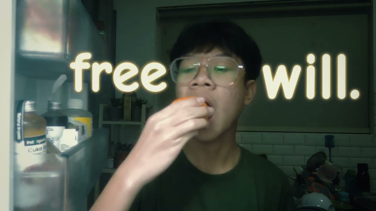 eating an orange