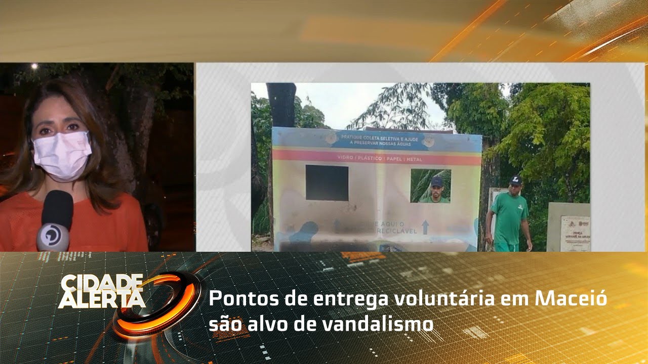 Não é a primeira vez: Pontos de entrega voluntária em Maceió são alvo de vandalismo