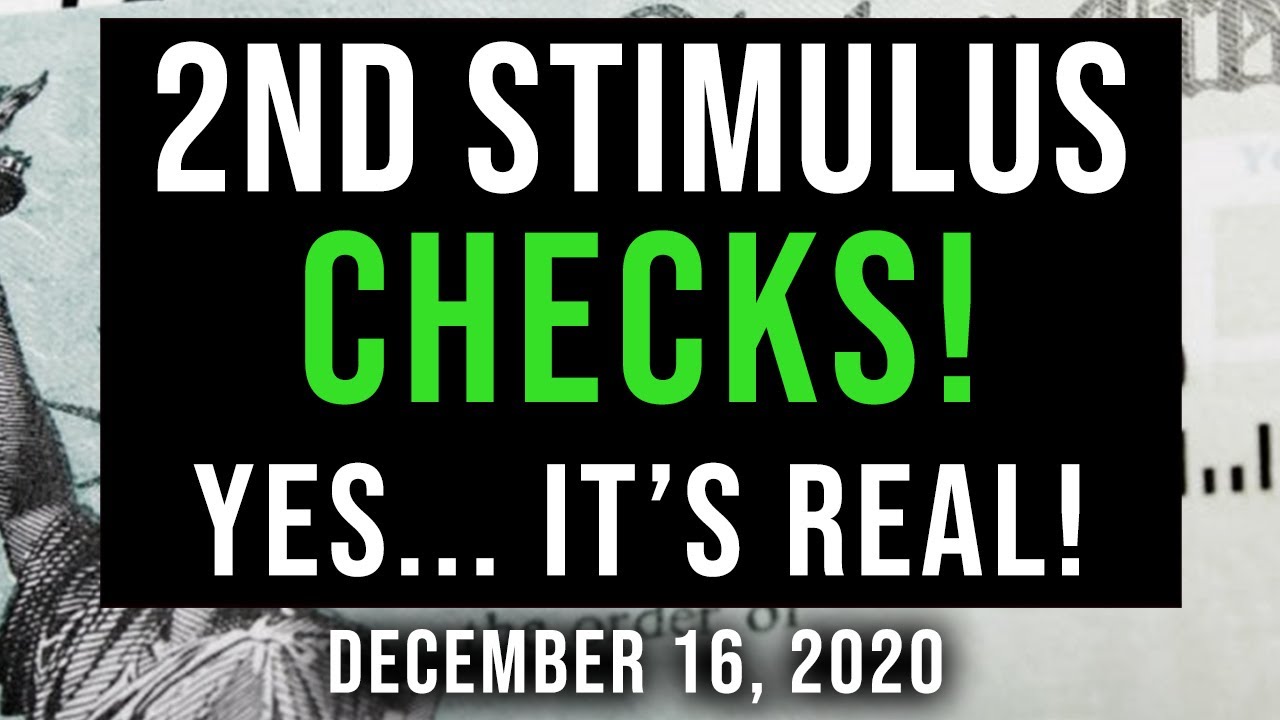 (BREAKING NEWS! 2ND CHECKS!) YES! SECOND STIMULUS CHECK UPDATE $1200 & STIMULUS PACKAGE 12/16/2020