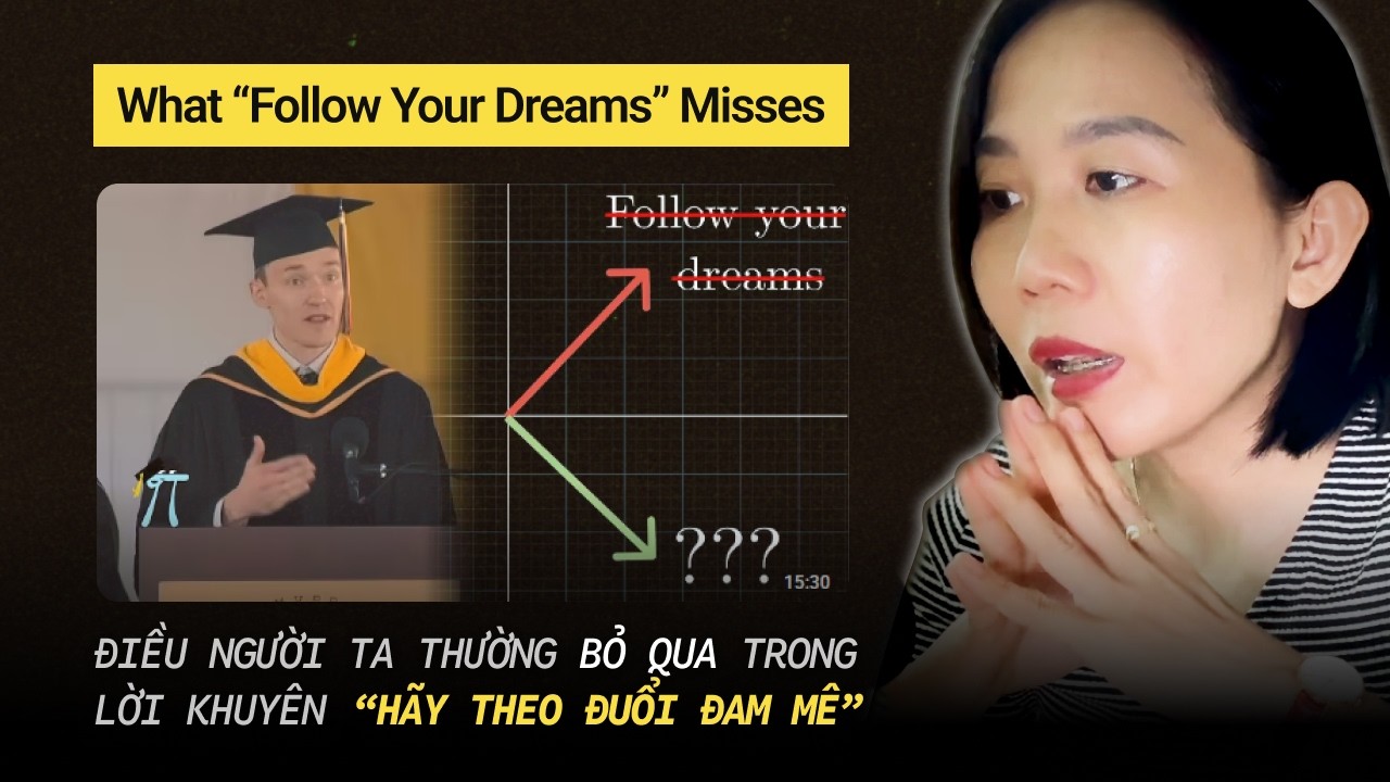Người giỏi Toán nói gì về ĐAM MÊ & SỰ NGHIỆP?【Học tiếng Anh bằng phân tích sâu】