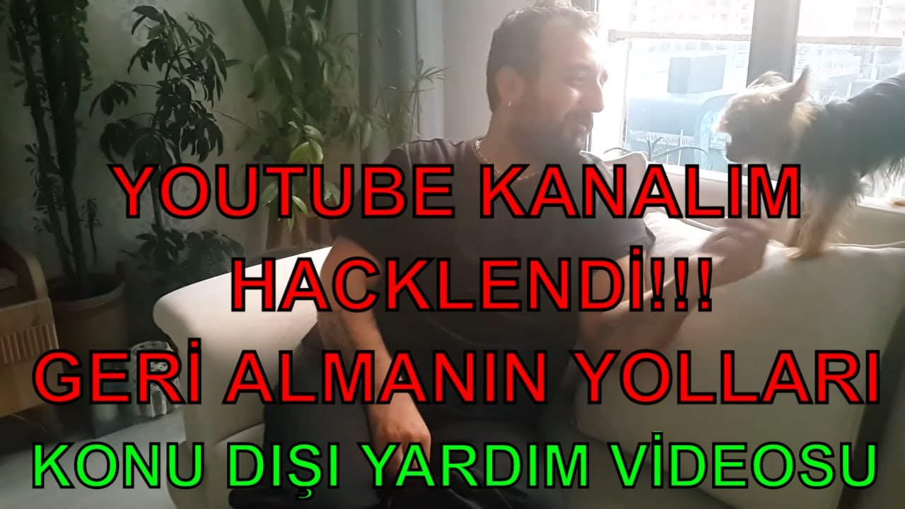 YOUTUBE KANALIM HACKLENDİ VE ASKIYA ALINDI / GERİ ALMANIN YOLLARI ( KONU DIŞI VİDEO)