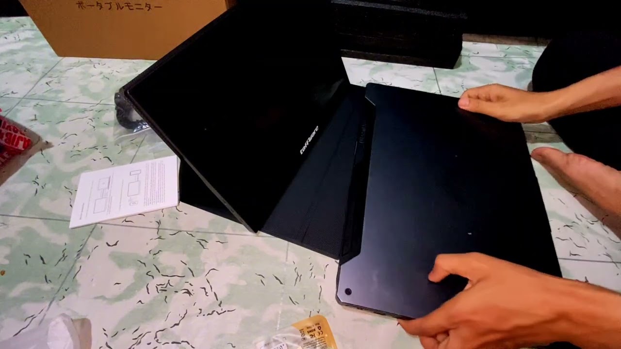Portable Monitor Taffware touchscreen - Mantap