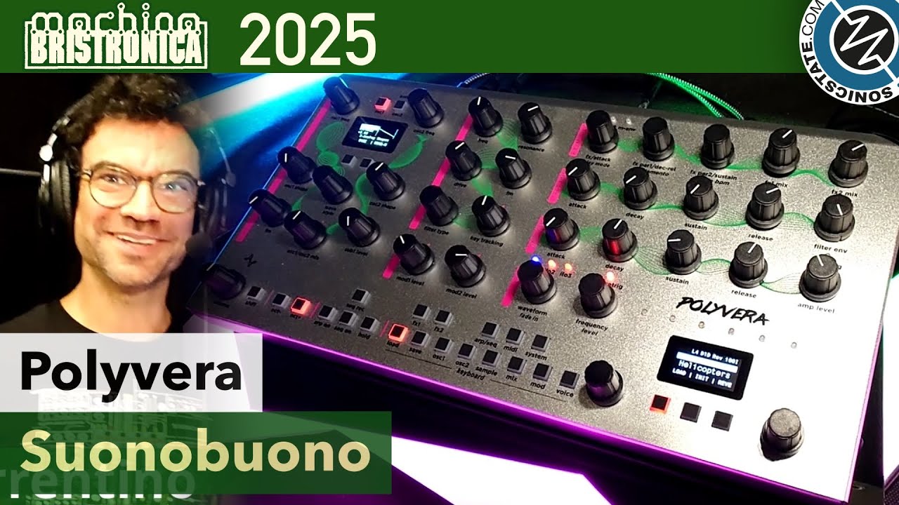Suonobono Polyvera A Six Voice Synth In Silver - Bristronica 25