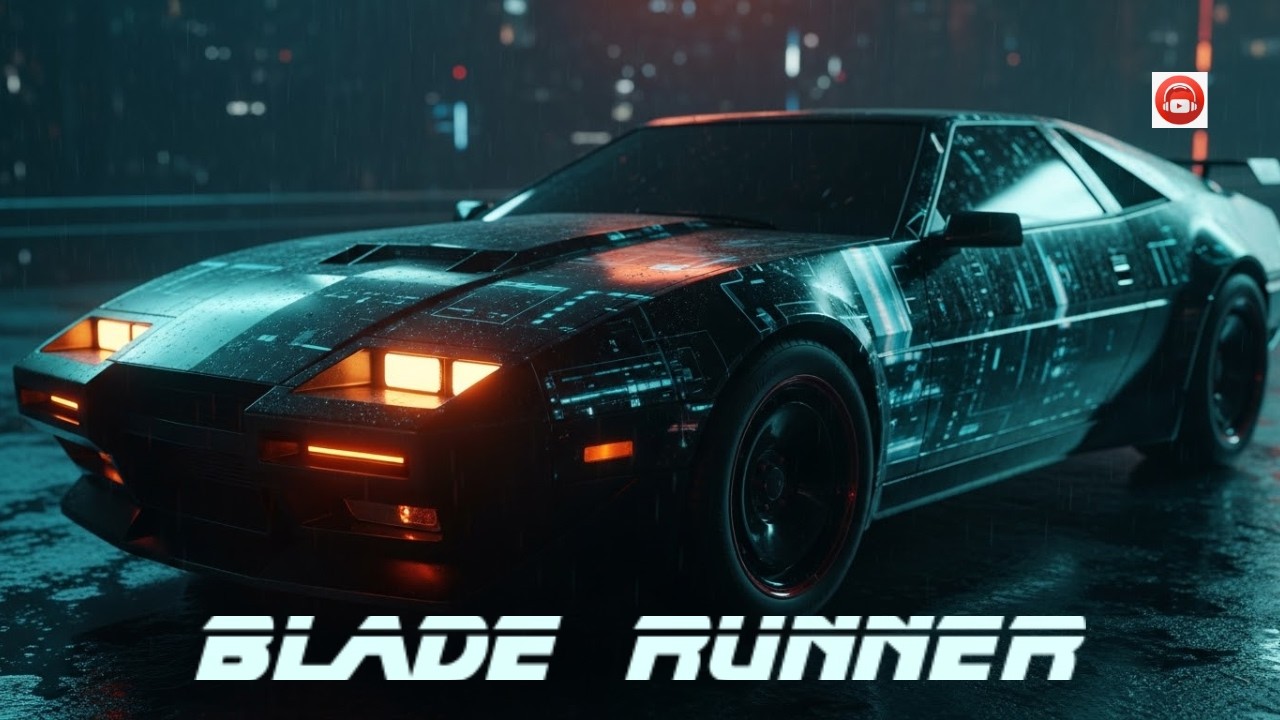 Crimson Reflections | Cyberpunk Ambient Music for Focus, Sleep, Study | Blade Runner Inspired (3H)