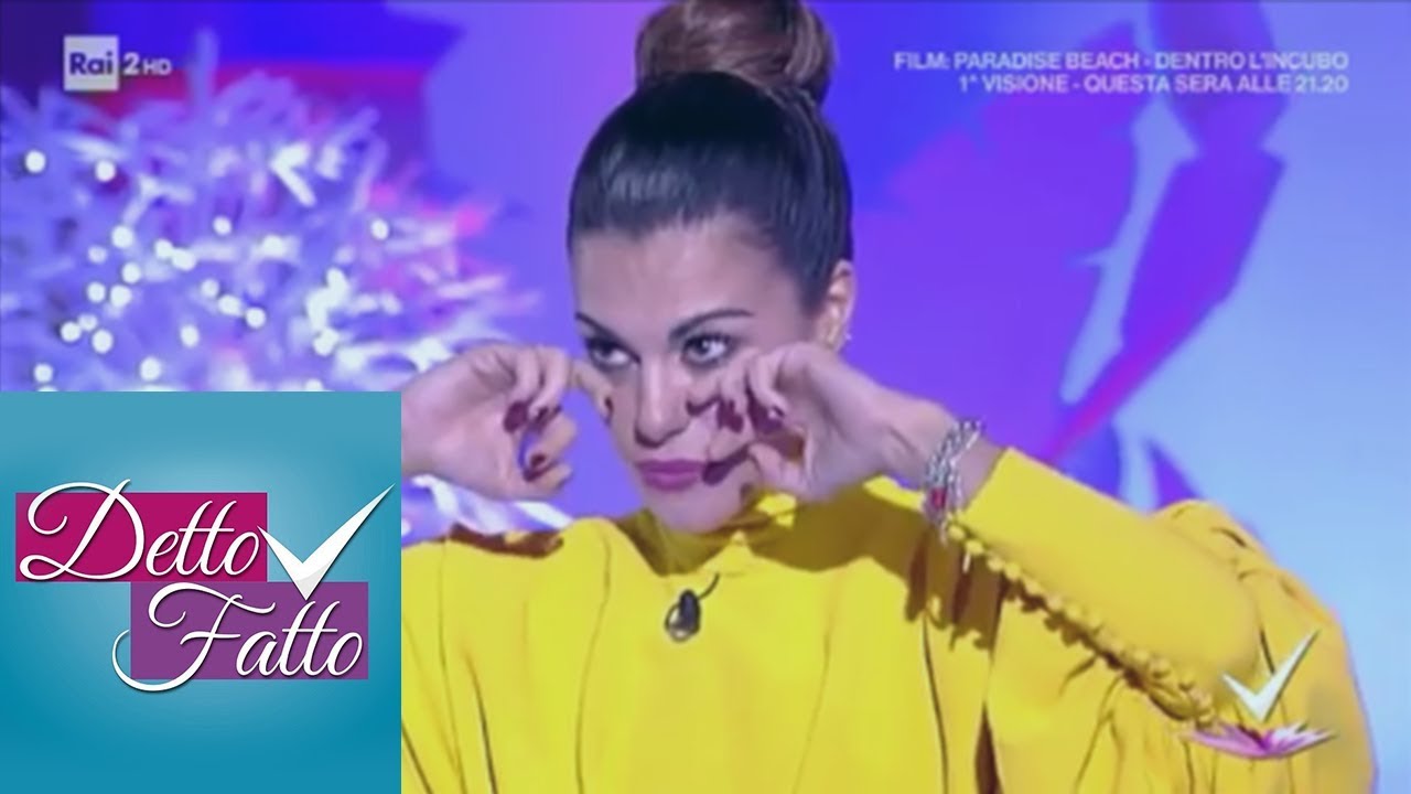 Le lacrime di Bianca Guaccero per una torta... particolare! - Detto Fatto 07/01/2019