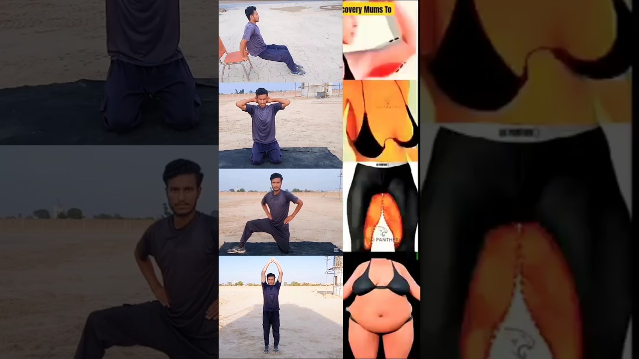 One set of moves to fix your stomach, thighs, and butt #fullbodyworkout #weightloss #athome
