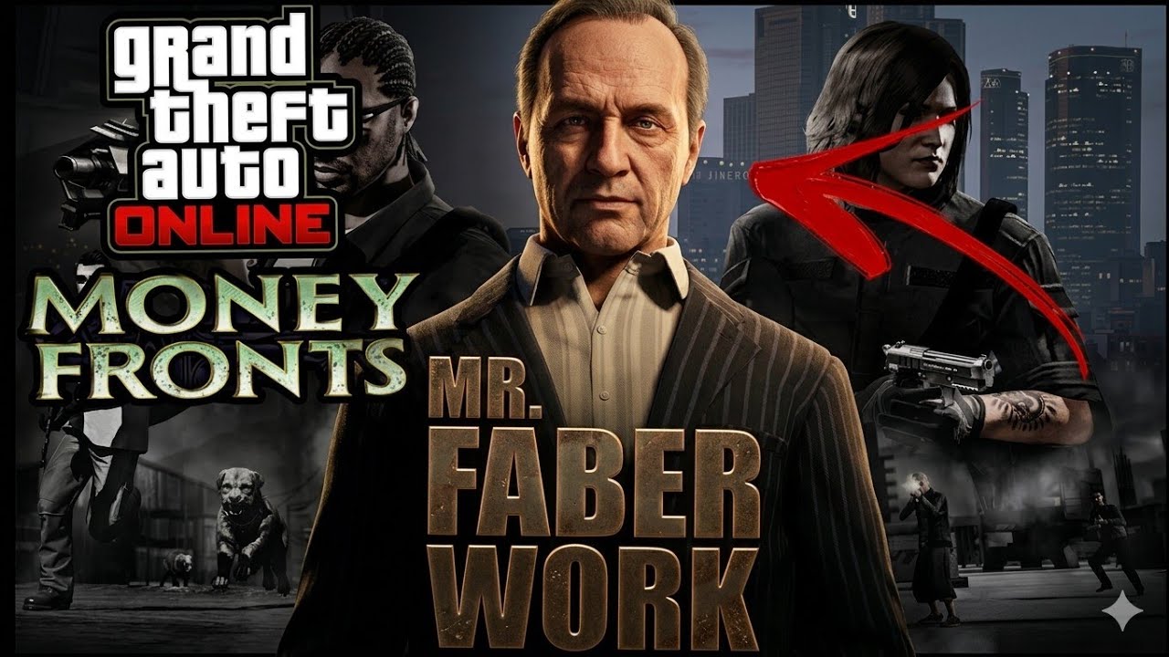 TRABALHOS DO SR.FABER - GTA ONLINE MONEY FRONTS [ Todas as Missões ] 