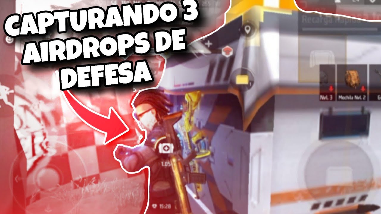 COMO FAZER A MISSÃO de CAPTURAR 3 AIRDROPS DE DEFESA NO FREE FIRE (Missão Exclusiva de patente pt3)