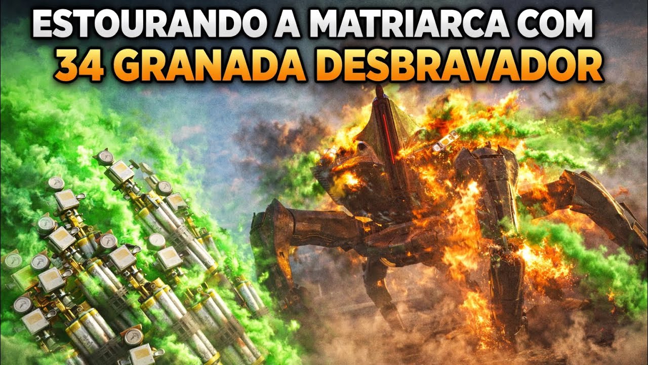 LEVEI 34 DESBRAVADOR E ARREGACEI A MATRIARCA - MUITO DANO!!! ARC RAIDERS