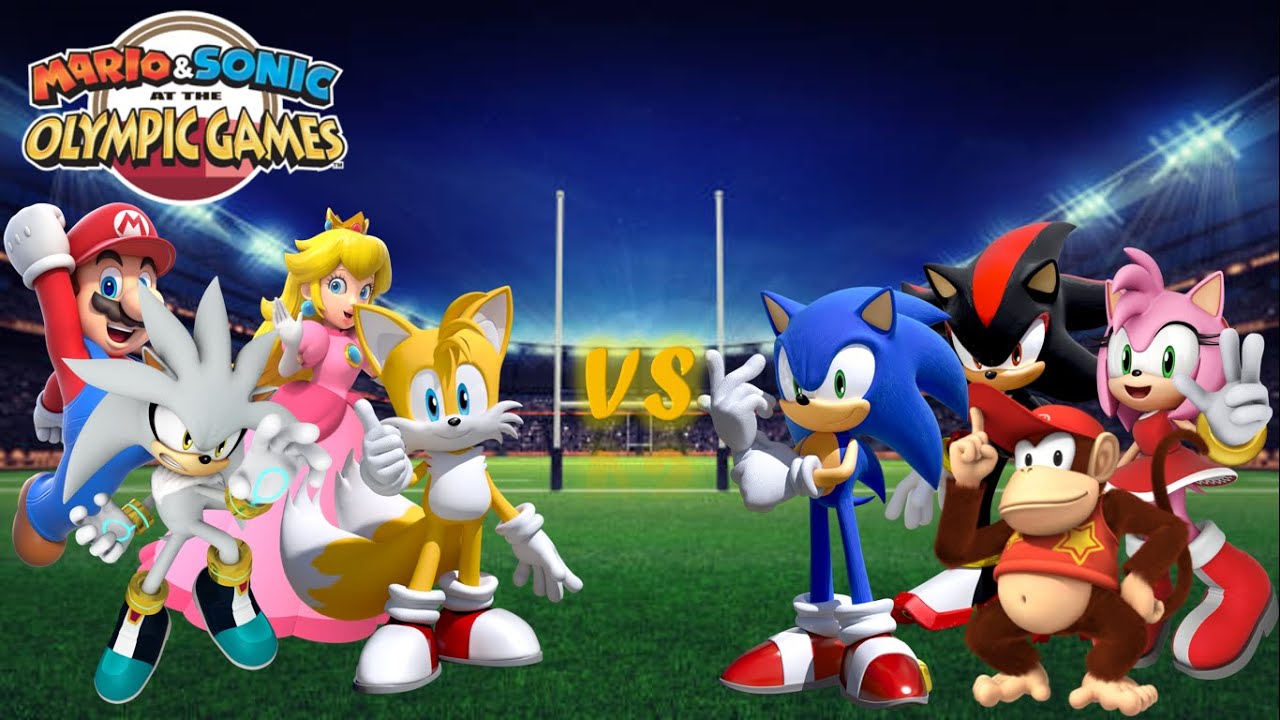 Mario and Sonic at the Olympic Games Tokyo 2020 - Rugby Sevens - Team Tails vs Team Sonic