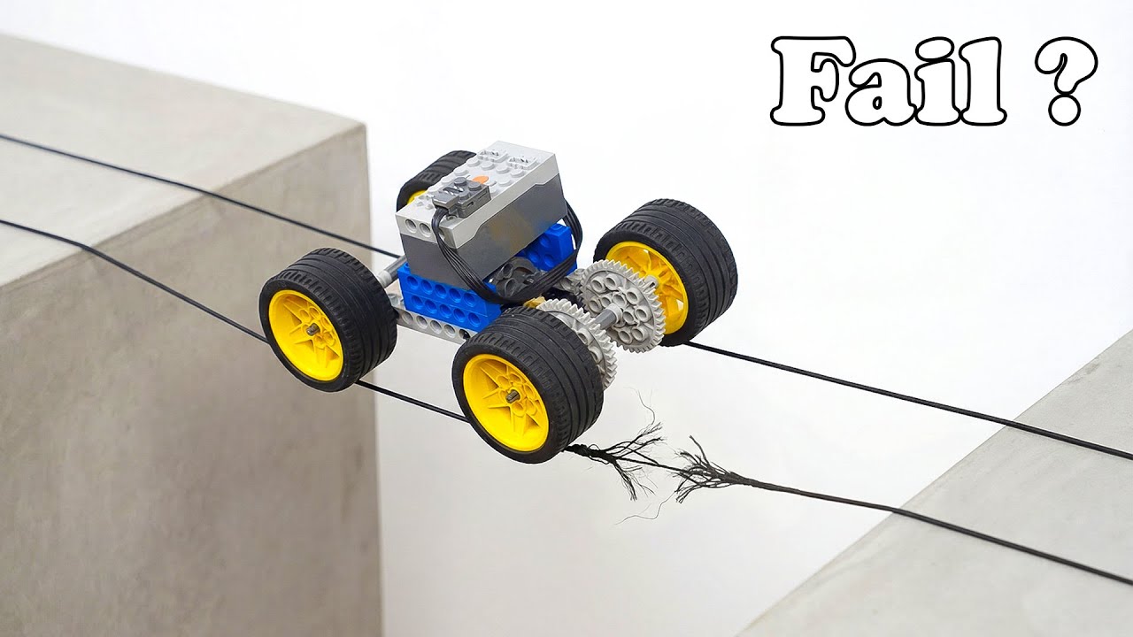 Building LEGO Car for Rope Bridge Challenge - Epic Fail or Pass? | Smart Lego
