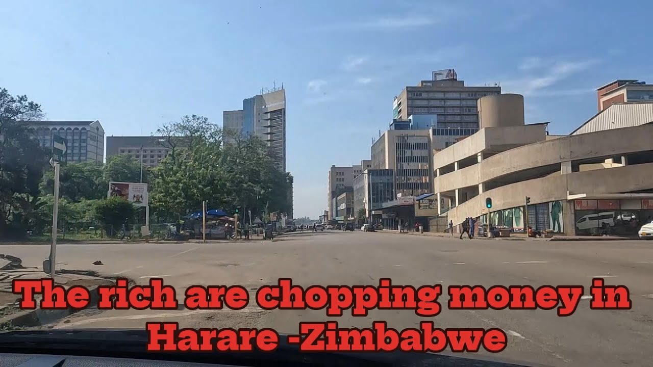 Богатые рубят деньги в Хараре 🇿🇼 #зимбабве #хараре #богатые #бедные #город #городскаяжизнь ##африка
