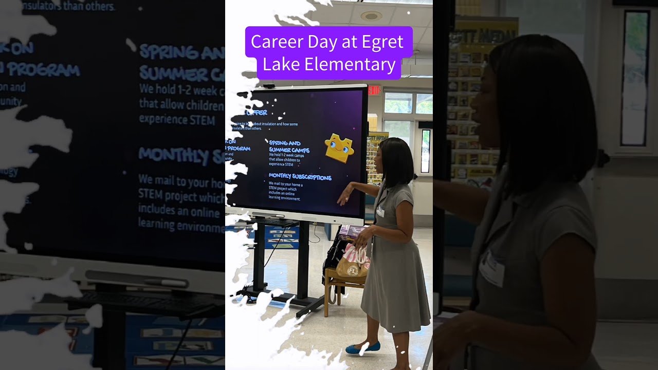 STEM at Career Day at Egret Lake Elementary