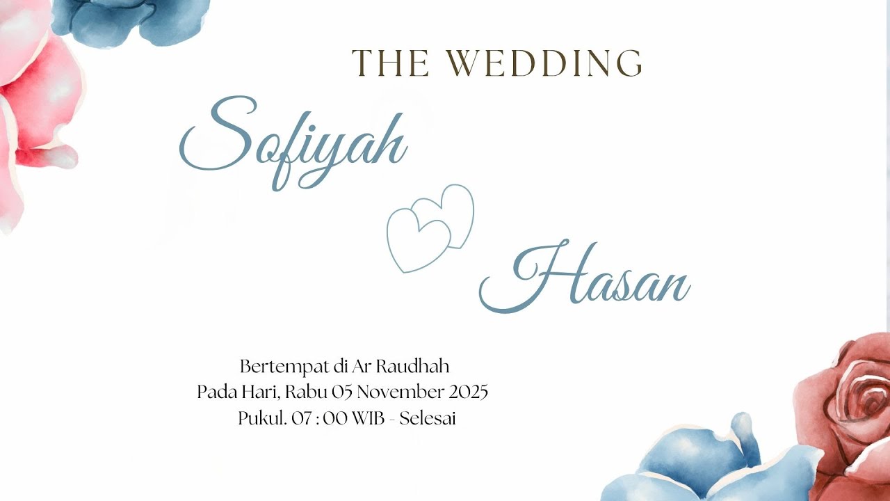 Live - Akad Nikah Sofiyah & Hasan - Ar Raudhah - 05 November 2025 - ARB Weding  Organizer