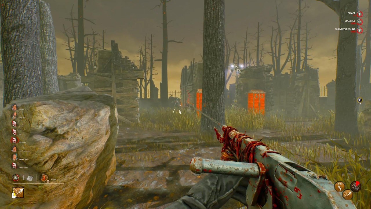 Finally getting to playing 2V8 with my friend. Also others in the background lol
