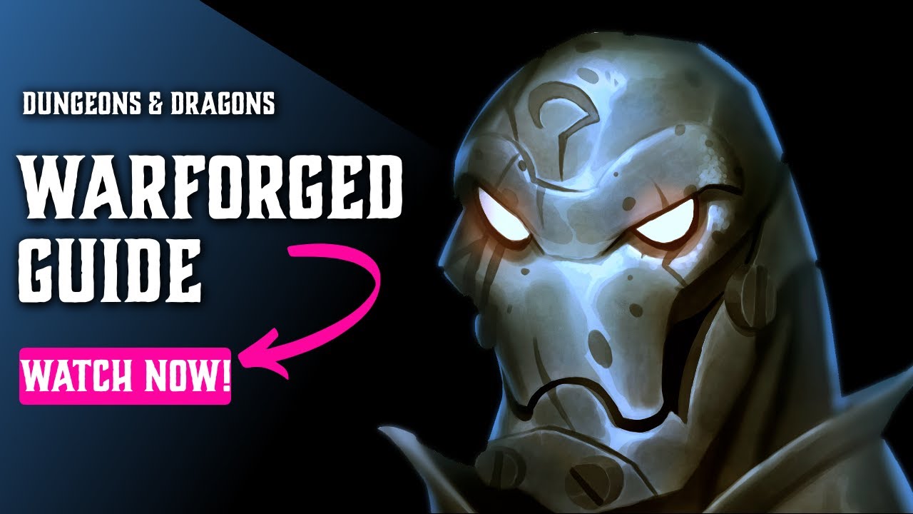 DnD Warforged 5e - Races for Dungeons and Dragons