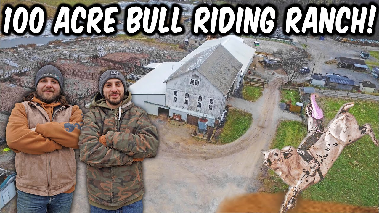 Day in the life of A 100 ACRE Pro Bull Riding Ranch