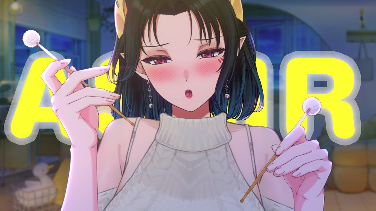【Vtuber ASMR 3DIO】นอนหลับภายใน30นาที - พี่สาว ปั่นหู เป่าหู แคะหู ฟินๆ -