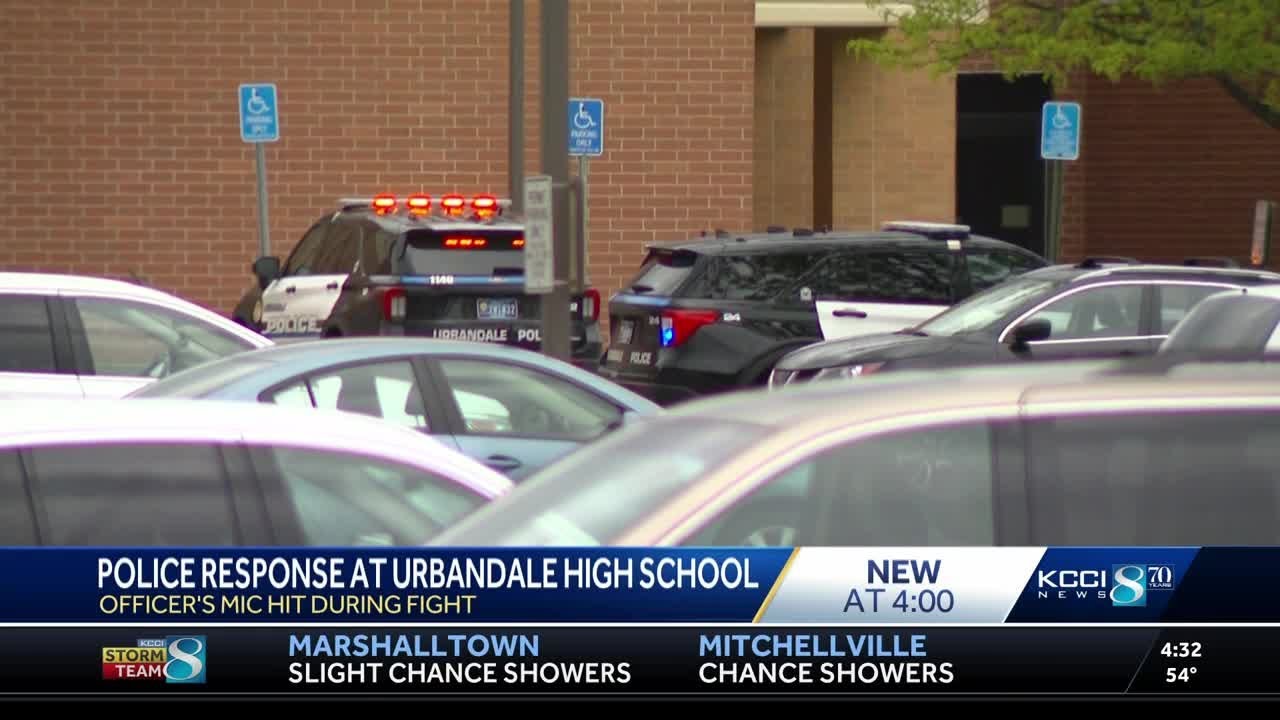 Urbandale police respond to high school after fight triggers resource officer's mic