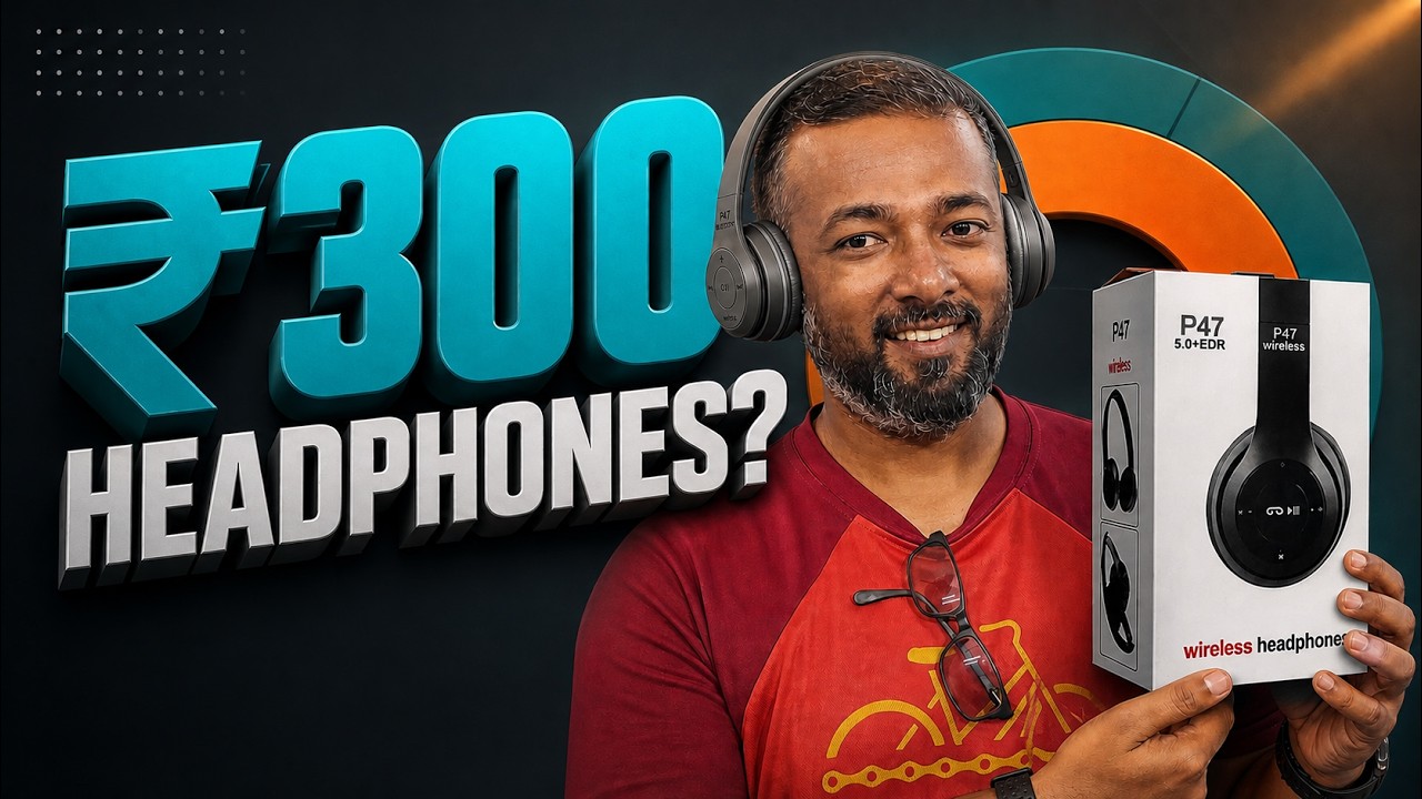 ₹300 Headphones? 🔥 P47 Headphones 😳 Budget Beast or Waste? 🤔Review